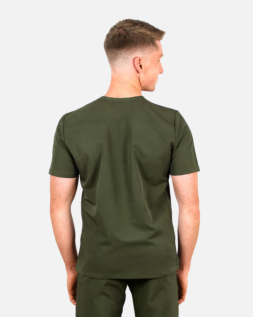 Men's green Atlas scrub top