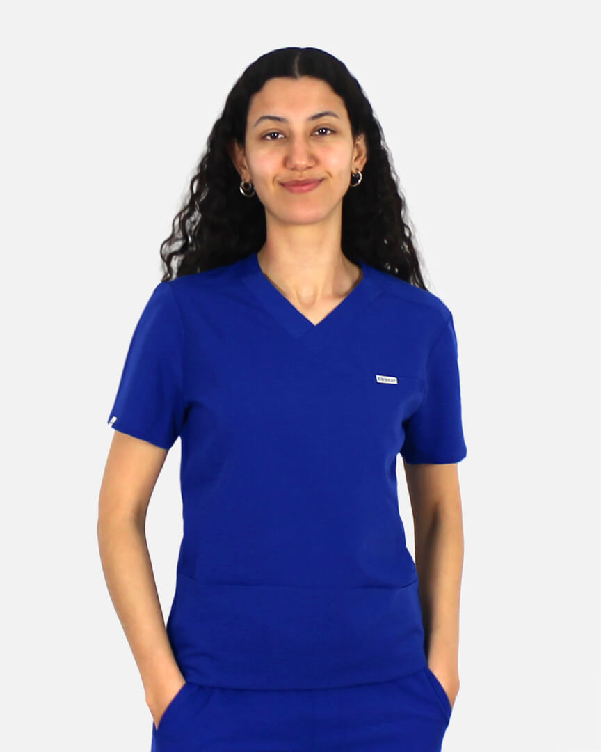 uniforme sanitario mujer coocur azul