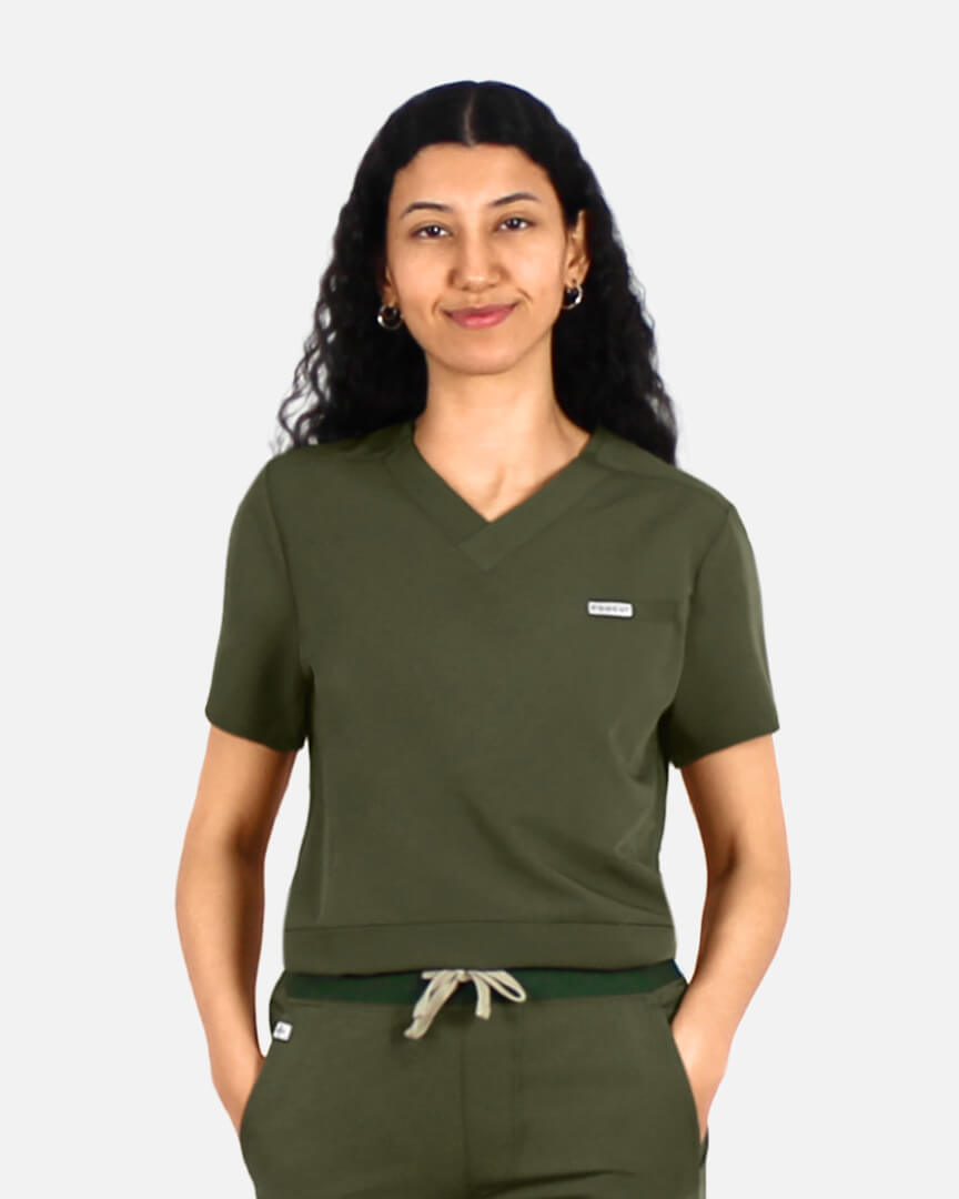 Uniforme sanitario mujer oliva