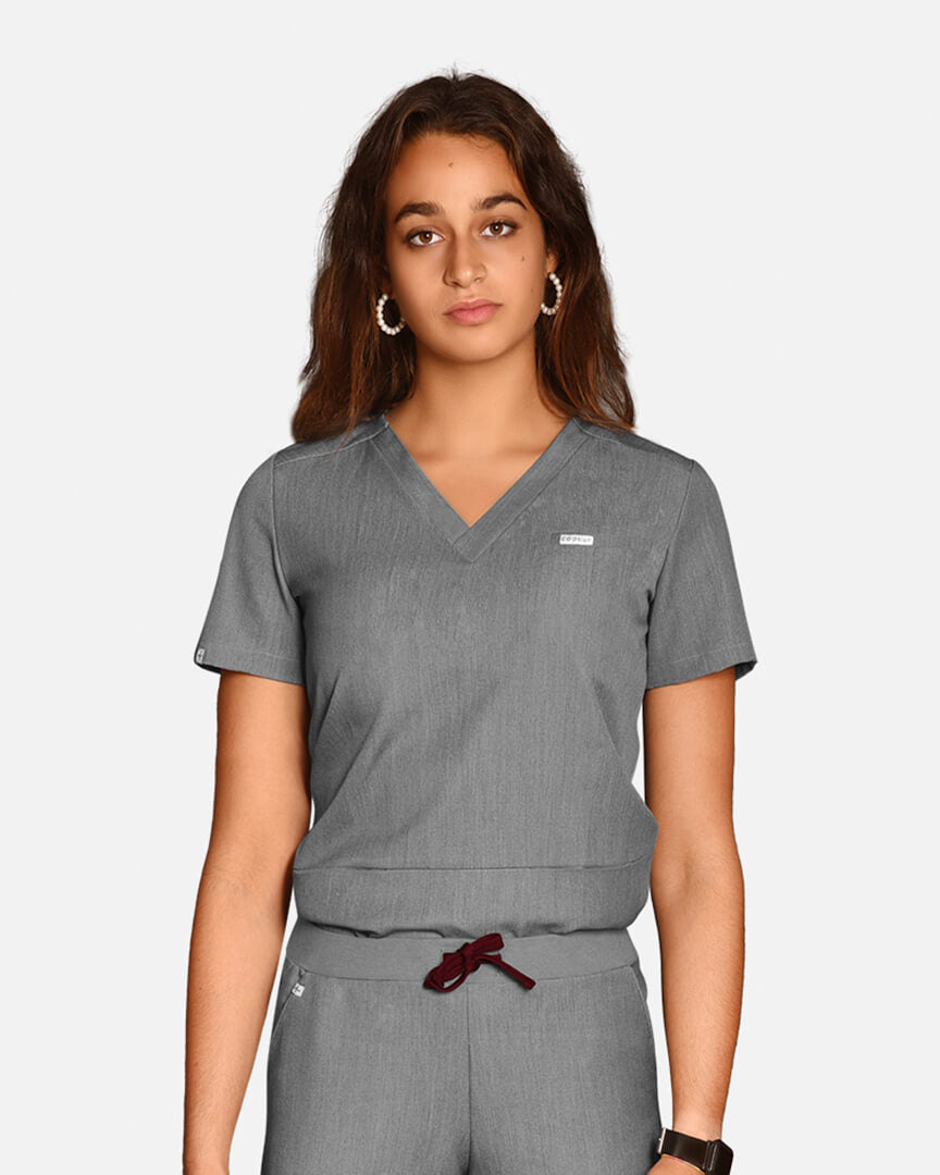 Blue scrub top for women Atlas