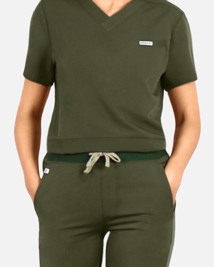 Uniforme sanitario mujer oliva