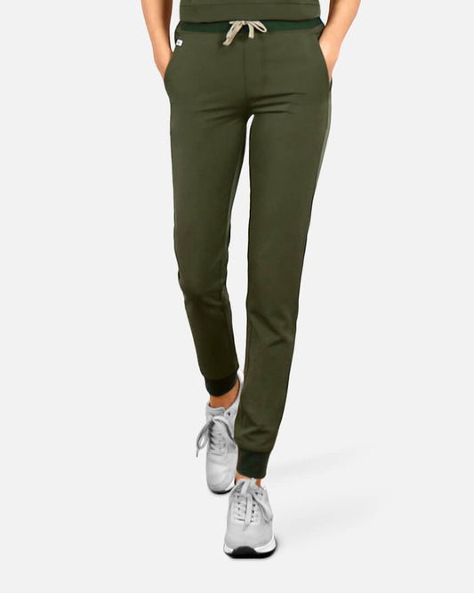 Pantalon médical femme Fibula vert