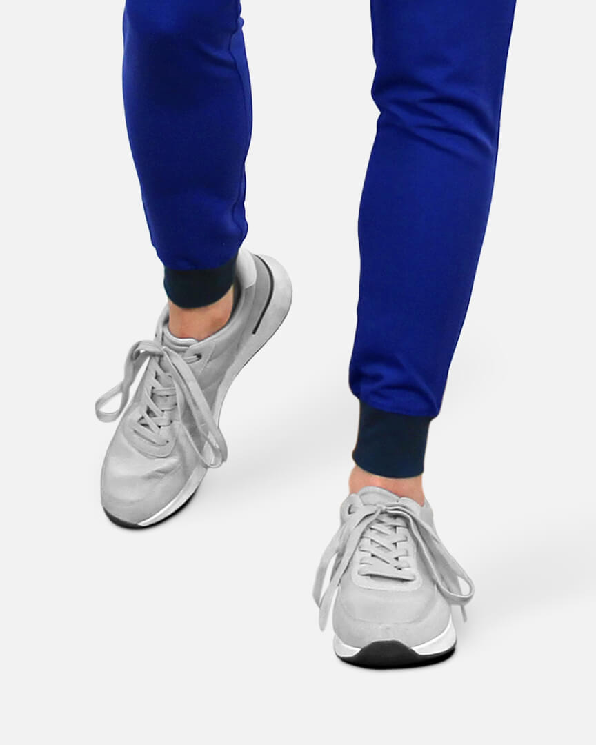 Blue scrub trousers for men Fibula