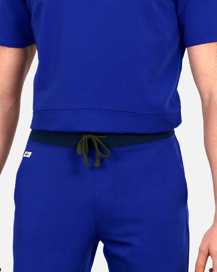 Men's scrub set blue