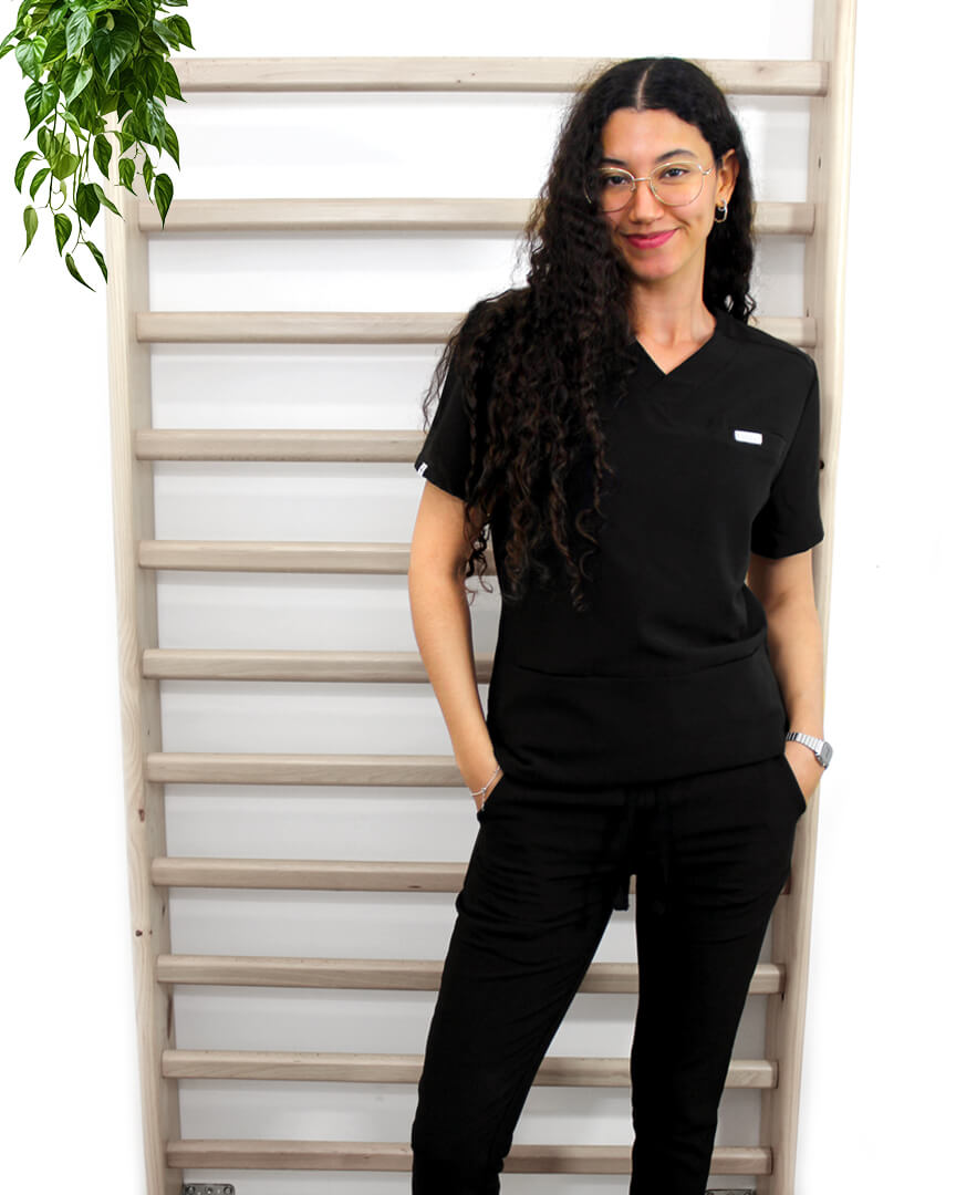 Pantalón sanitario para mujer Fibula negro