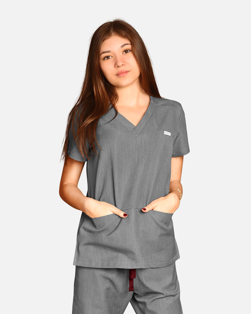 Women's scrub top anthracite Atlas