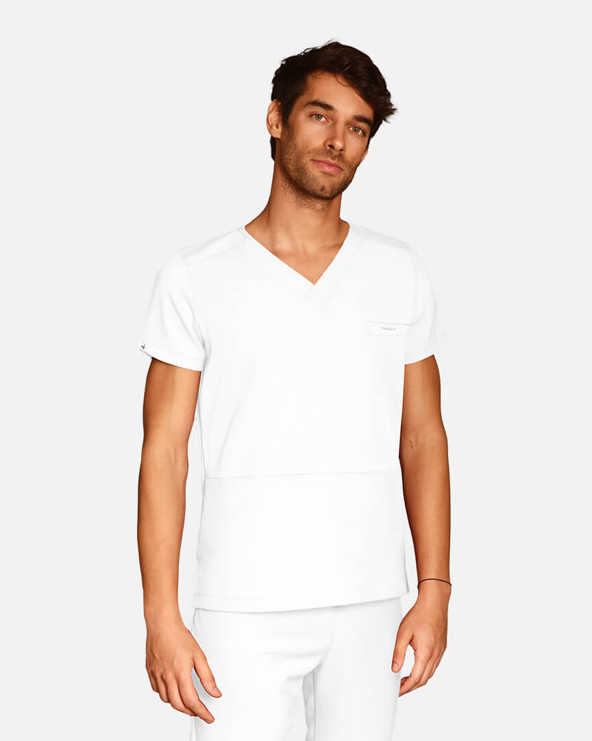 Blouse médicale homme Atlas blanche