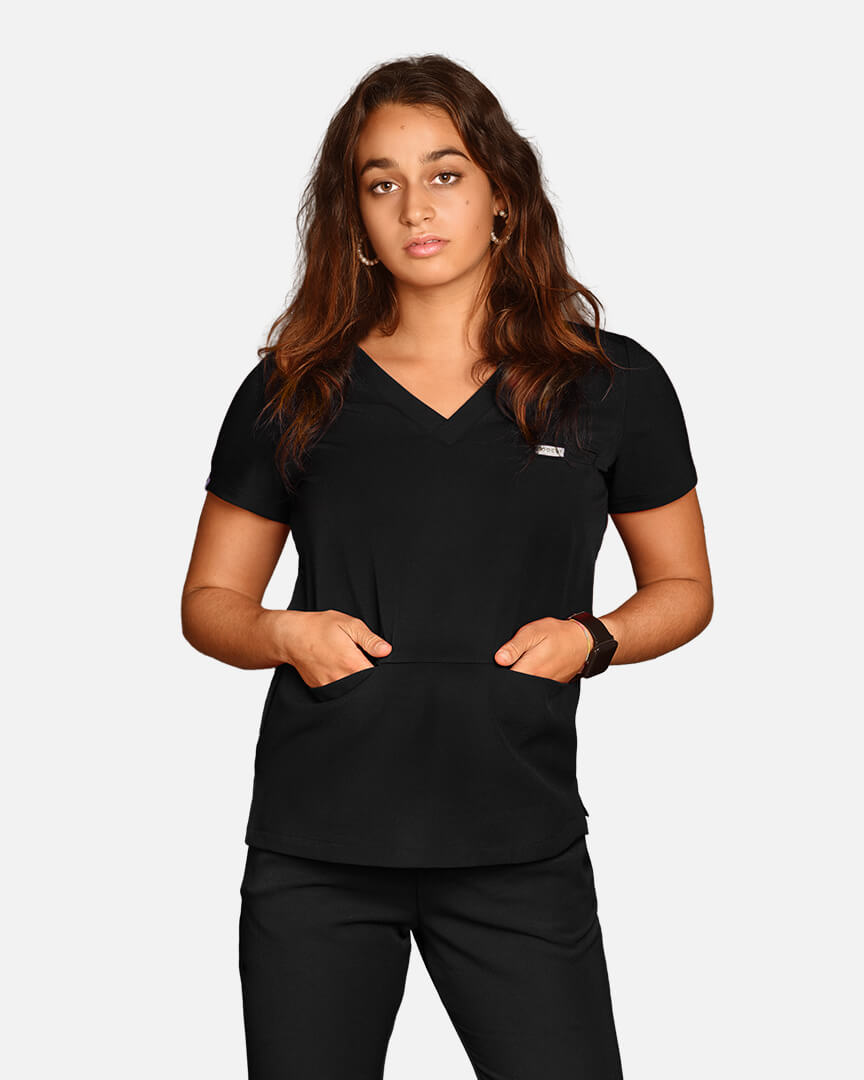 Blouse médicale femme Atlas noire