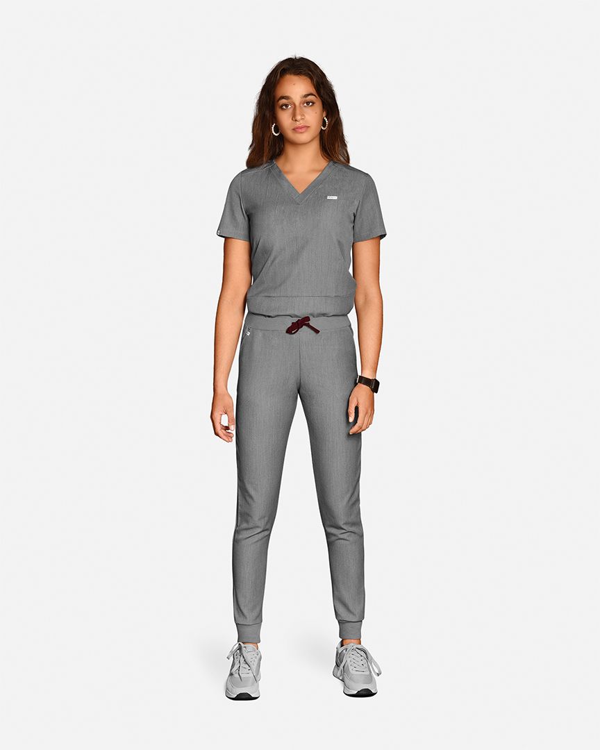 Scrub set for women anthracite