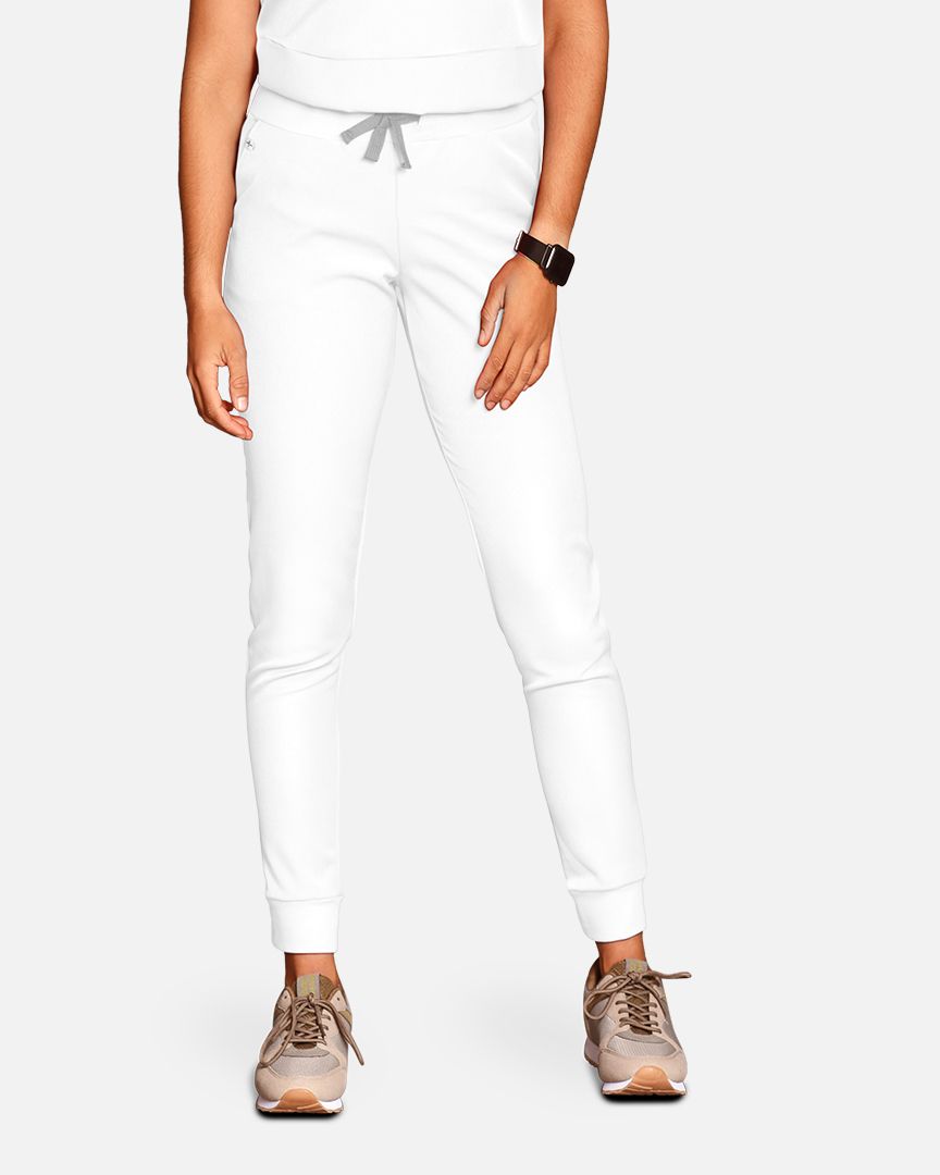 Pantalon médical femme Fibula blanc